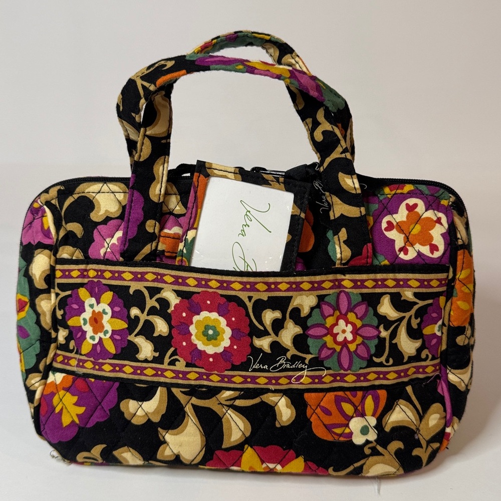 Vera Bradley Suzani Make-up Tote Bag w/ ID Pocket - Picture 3 of 8